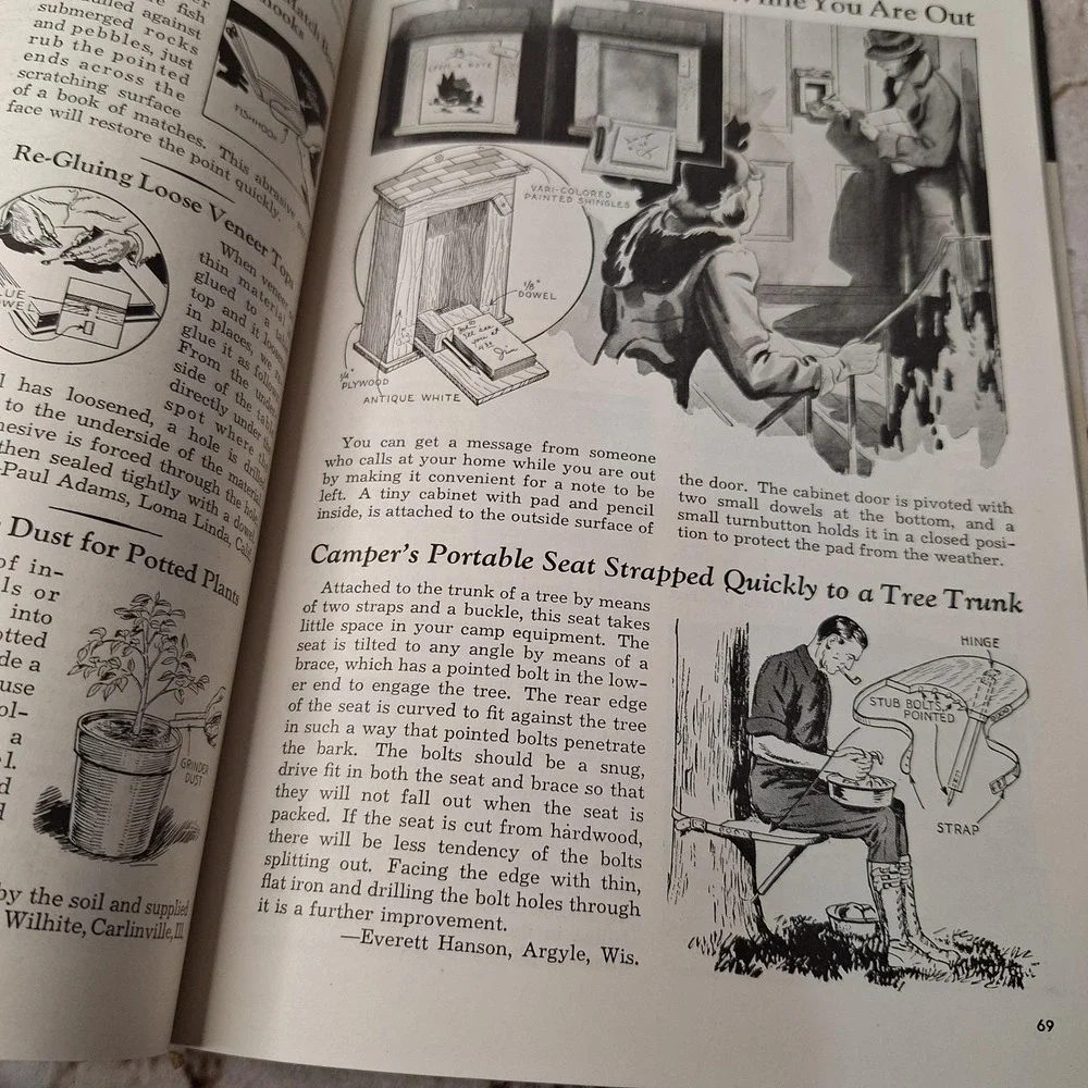 Vintage 1942 Popular Mechanics Home Kinks DIY Handyman Guide Magazine Booklet